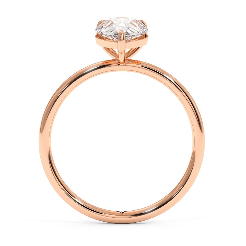 18K Rose Gold Fiora Engagement Ring