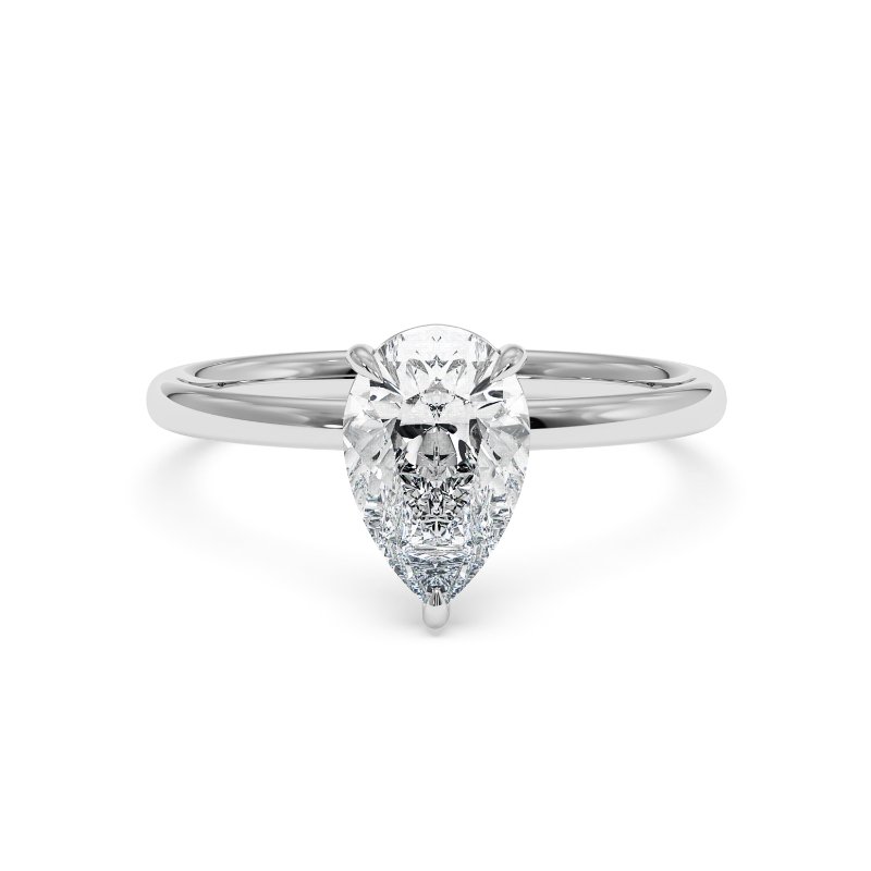 18K White Gold Fiora Engagement Ring