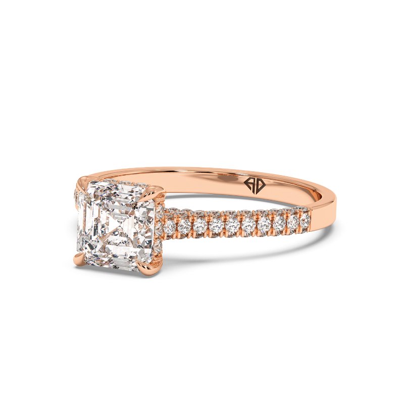 18K Rose Gold Thea Engagement Ring