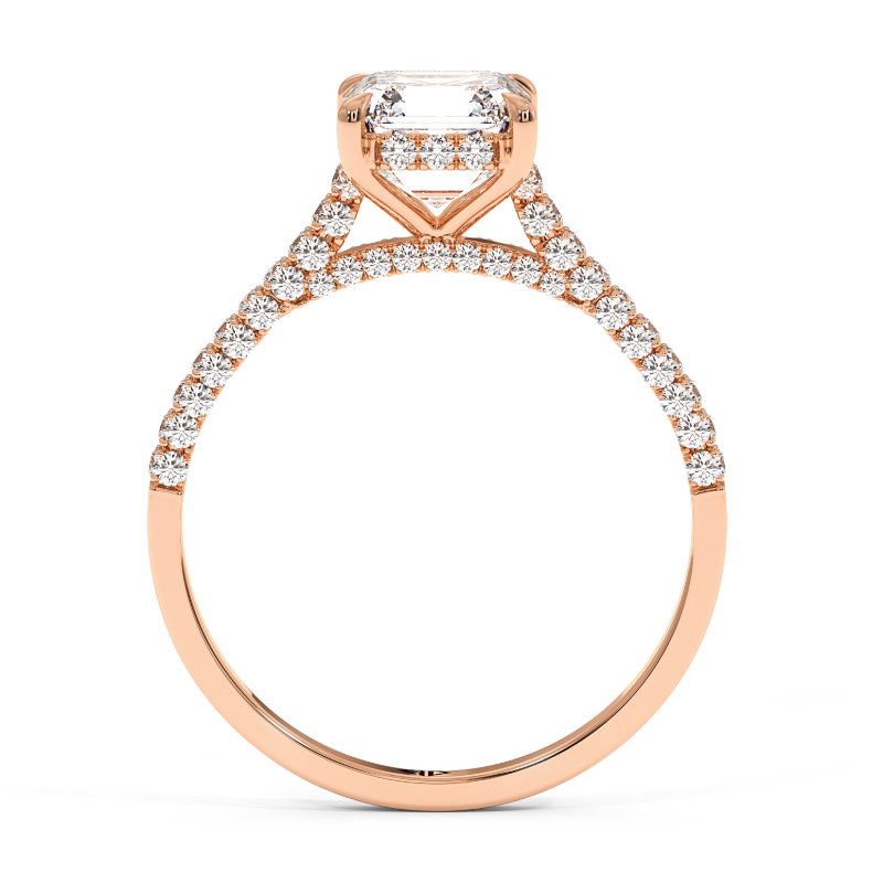 18K Rose Gold Thea Engagement Ring