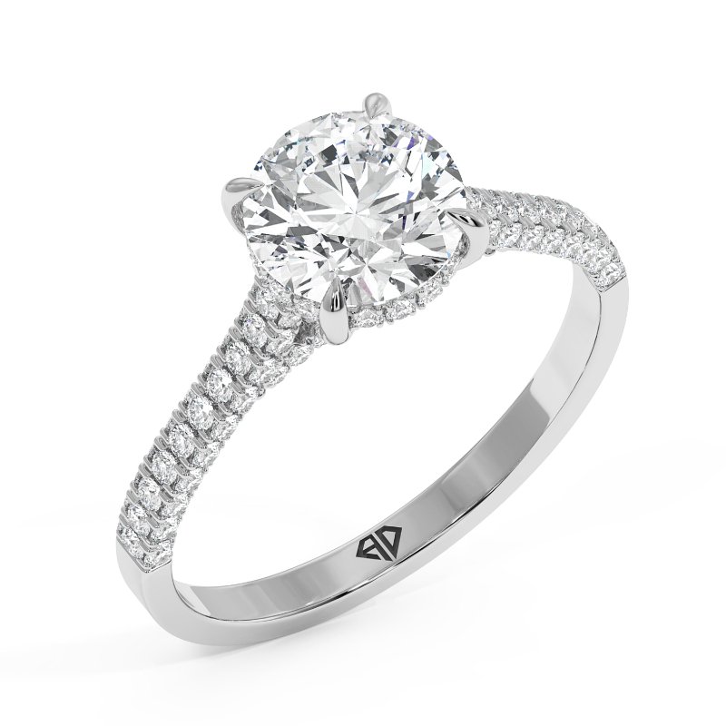 18K White Gold Thea Engagement Ring