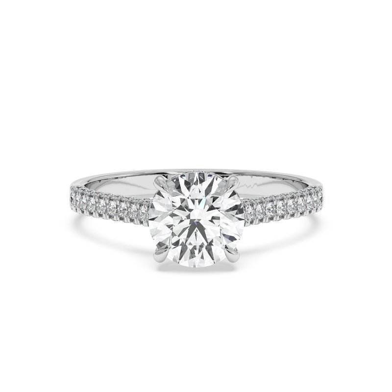 18K White Gold Thea Engagement Ring
