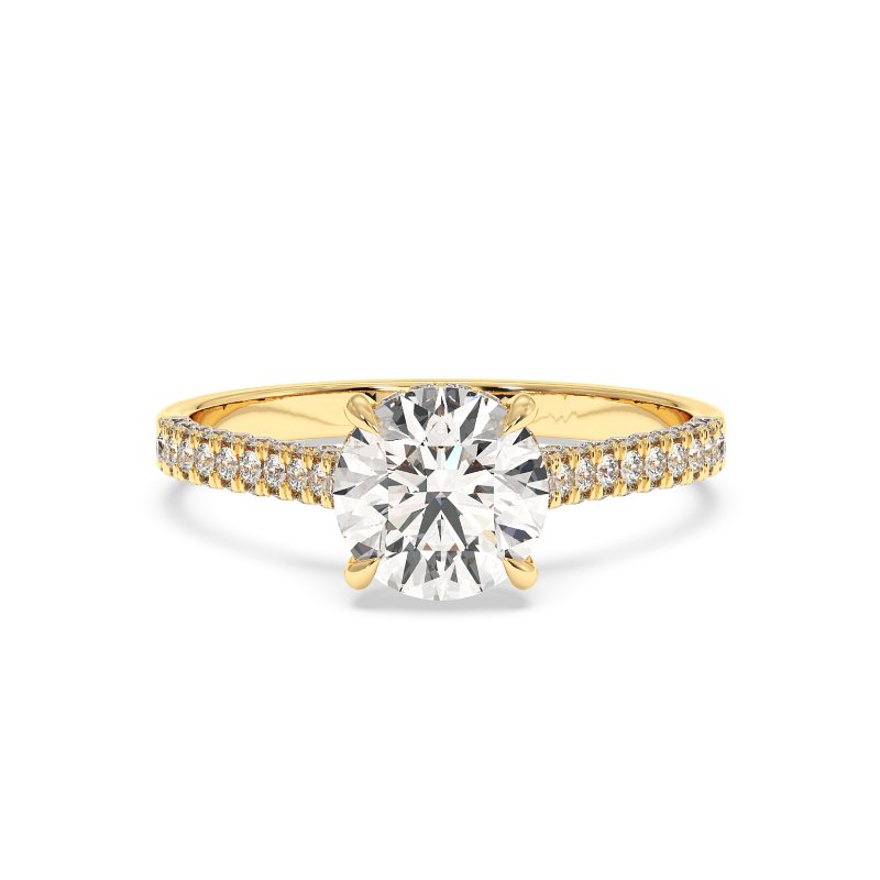 18K Yellow Gold Thea Engagement Ring