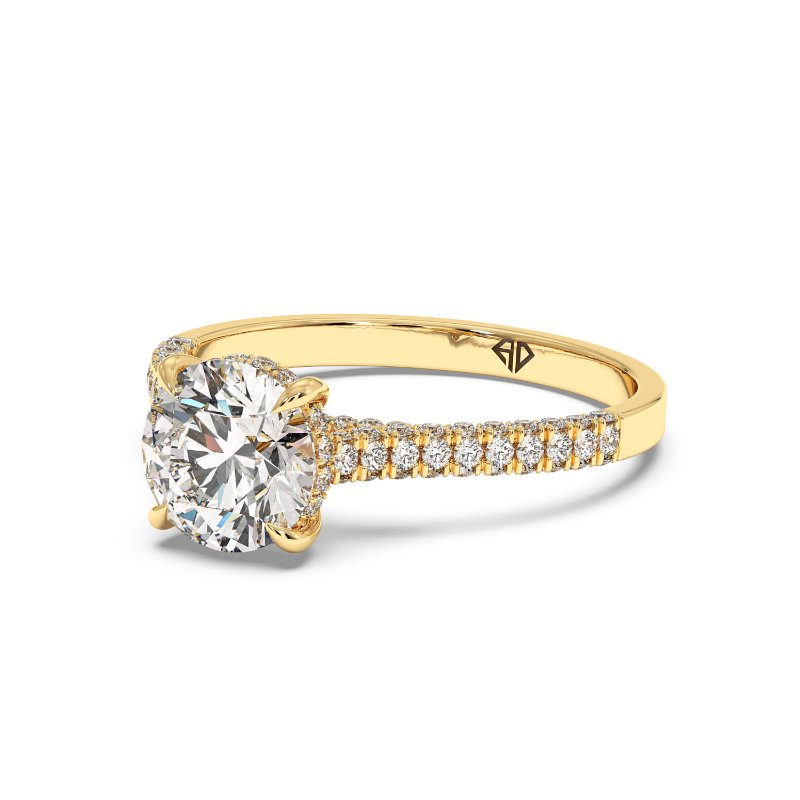 18K Yellow Gold Thea Engagement Ring