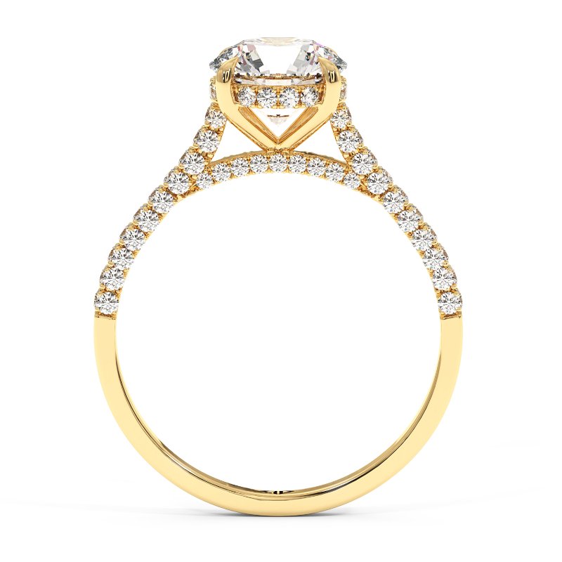 18K Yellow Gold Thea Engagement Ring