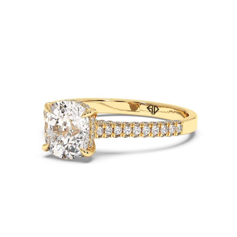18K Yellow Gold Thea Engagement Ring