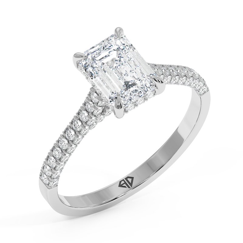 18K White Gold Thea Engagement Ring