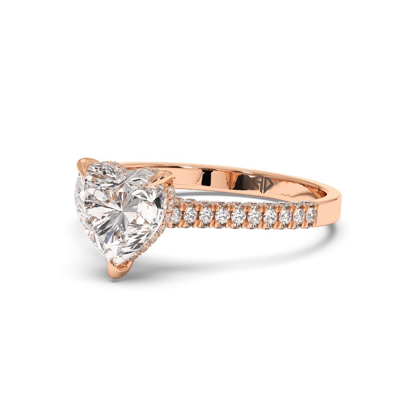 18K Rose Gold Thea Engagement Ring
