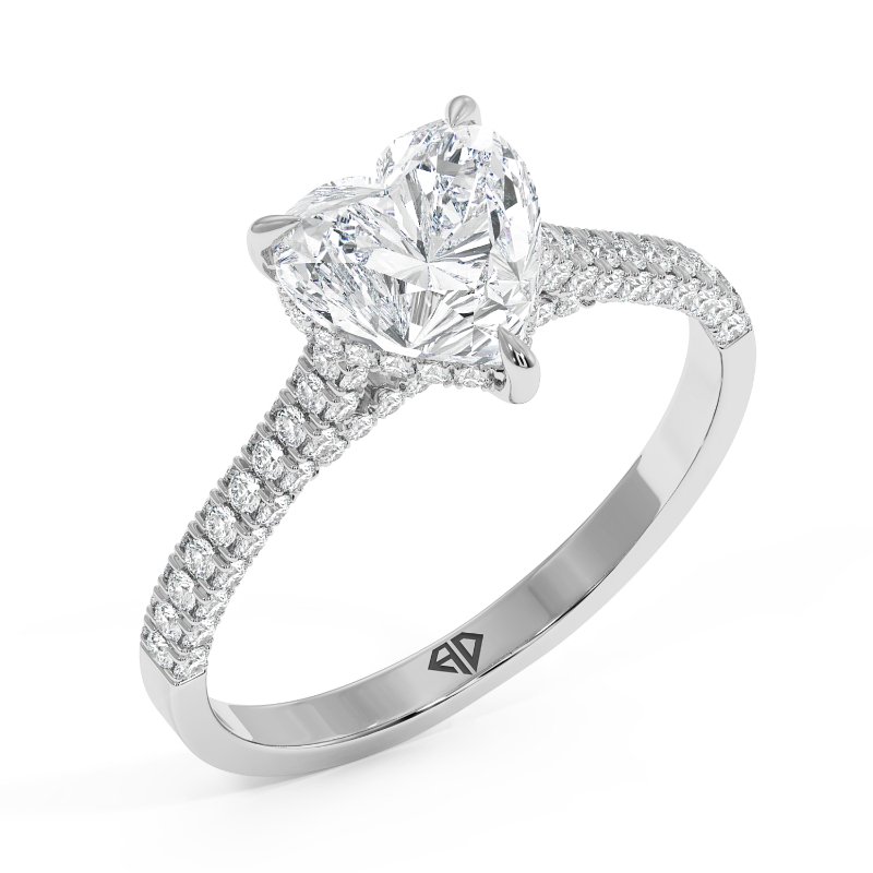 18K White Gold Thea Engagement Ring