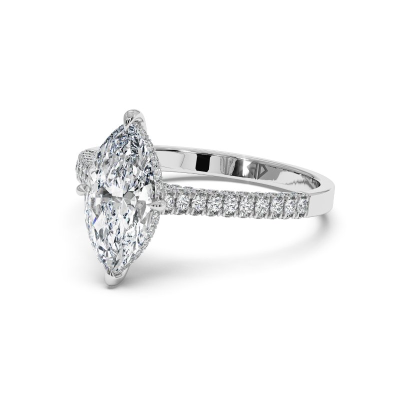 18K White Gold Thea Engagement Ring
