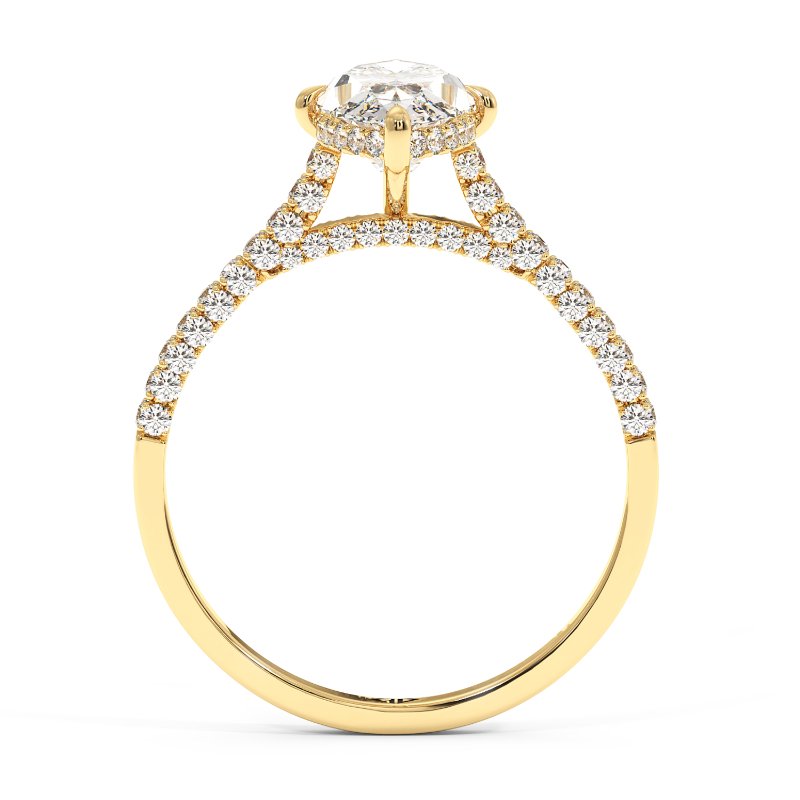 18K Yellow Gold Thea Engagement Ring
