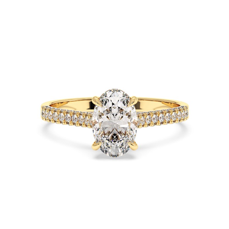 18K Yellow Gold Thea Engagement Ring