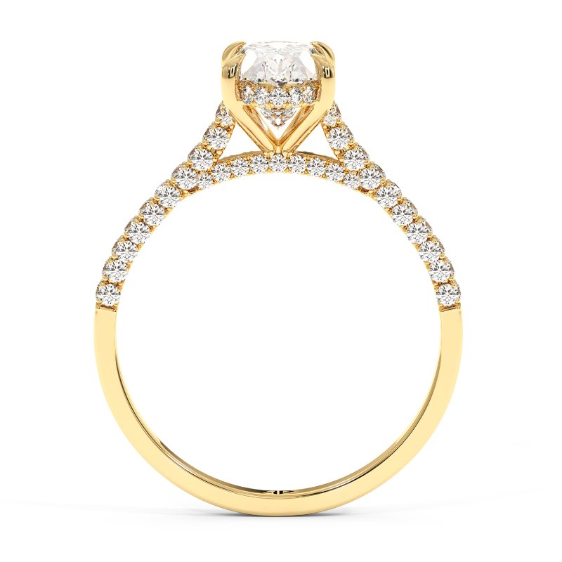 18K Yellow Gold Thea Engagement Ring