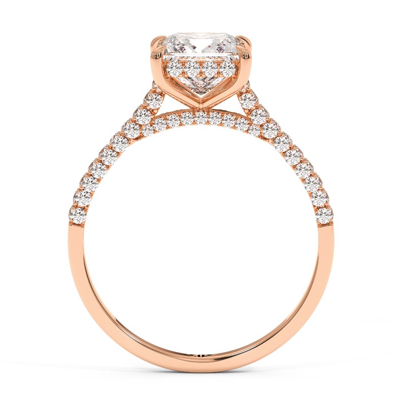 18K Rose Gold Thea Engagement Ring
