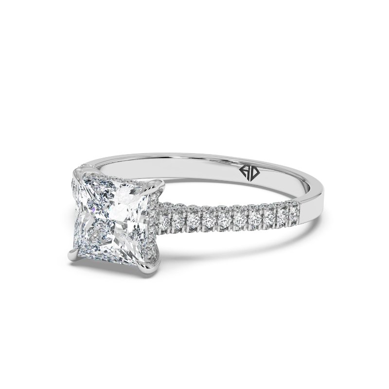 18K White Gold Thea Engagement Ring