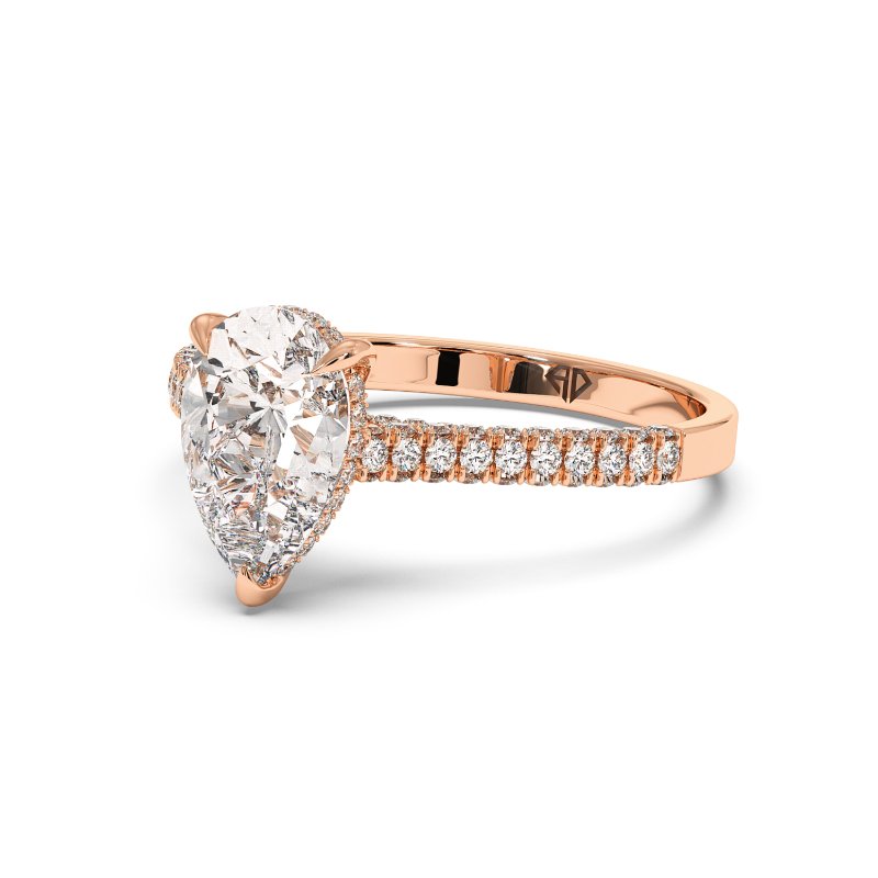18K Rose Gold Thea Engagement Ring