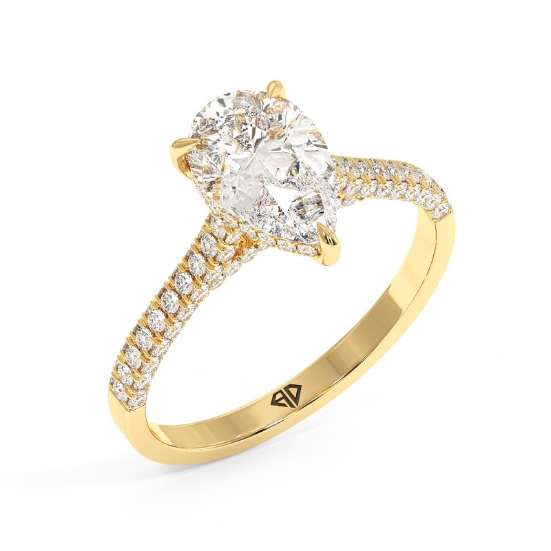 18K Yellow Gold Thea Engagement Ring