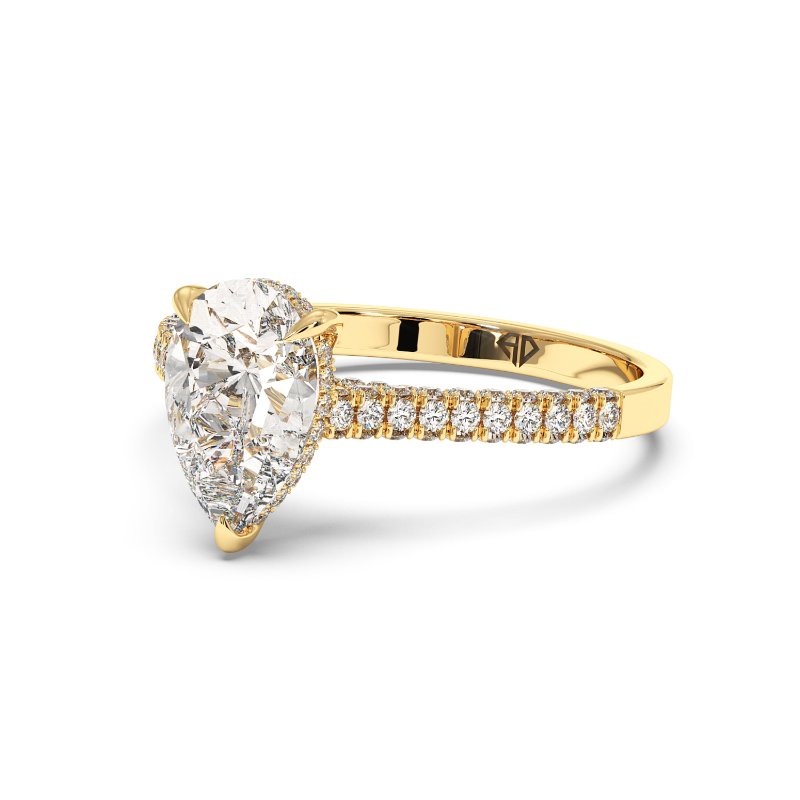 18K Yellow Gold Thea Engagement Ring