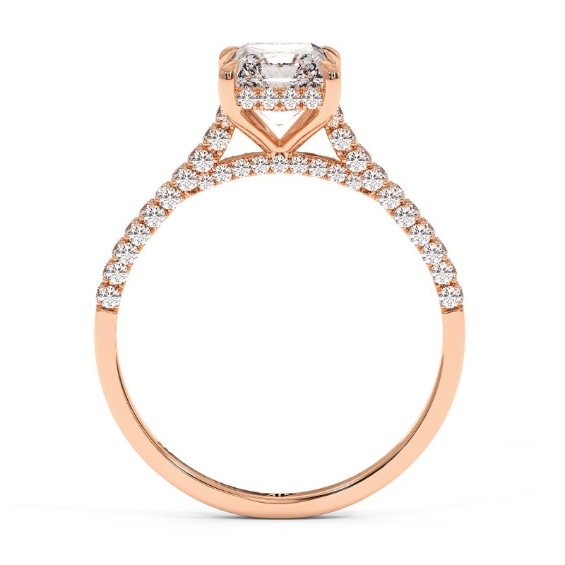 18K Rose Gold Thea Engagement Ring