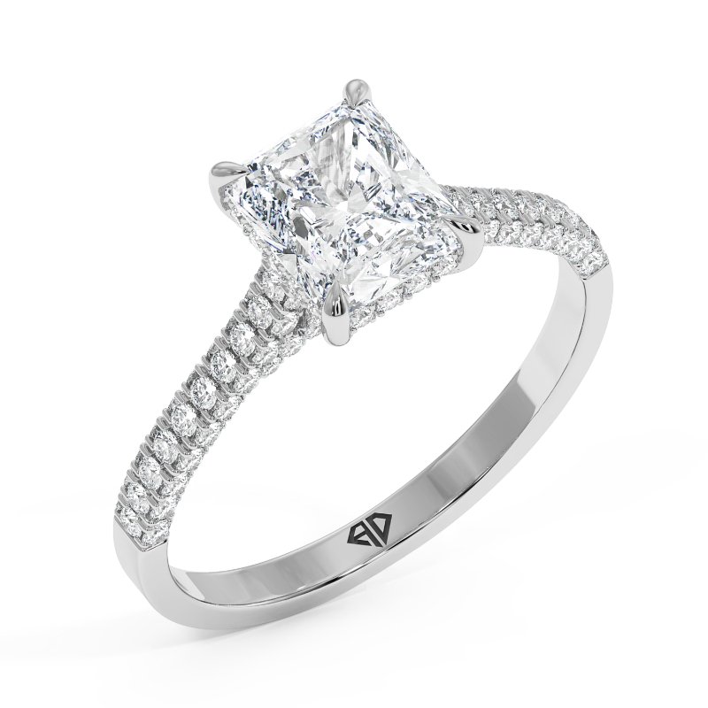 18K White Gold Thea Engagement Ring