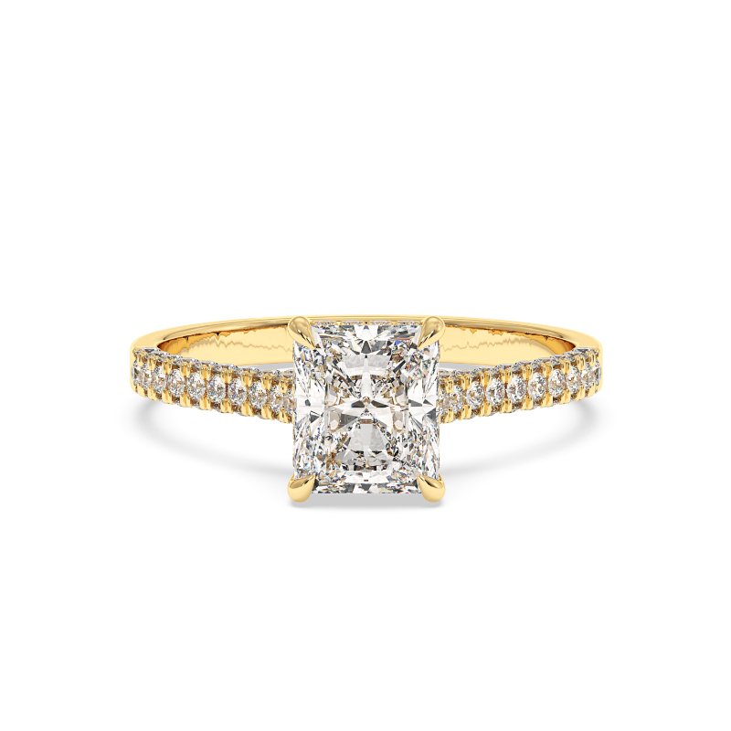 18K Yellow Gold Thea Engagement Ring