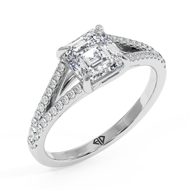 18K White Gold Felicity Engagement Ring