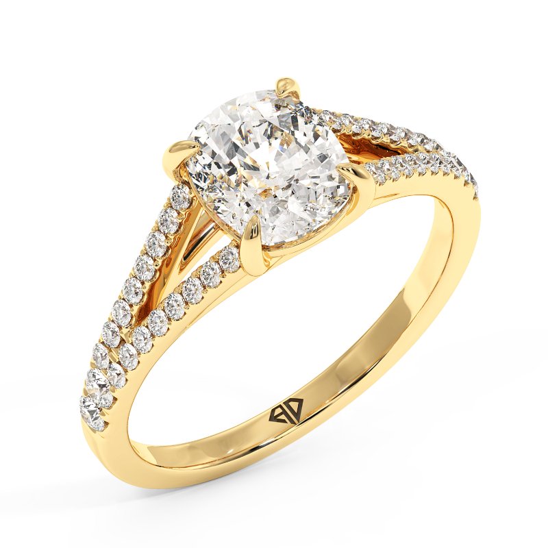18K Yellow Gold Felicity Engagement Ring