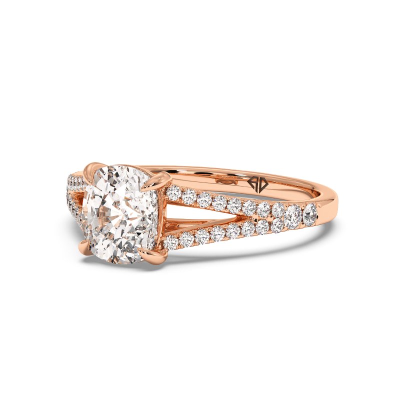 18K Rose Gold Felicity Engagement Ring
