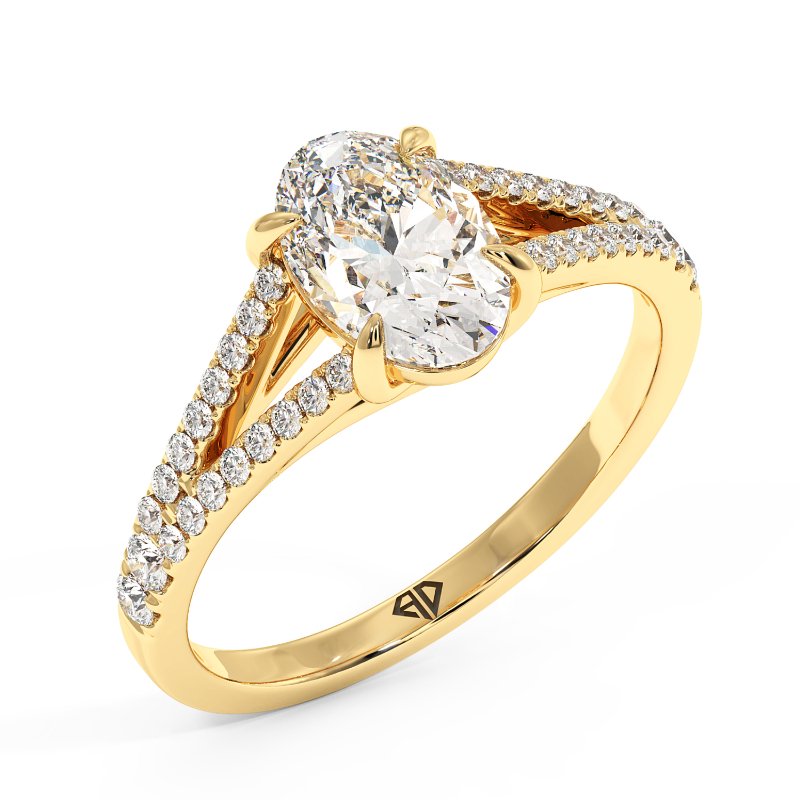 18K Yellow Gold Felicity Engagement Ring