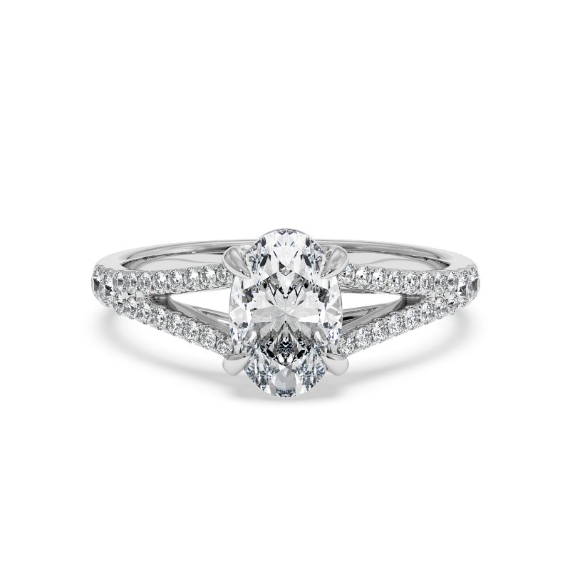 18K White Gold Felicity Engagement Ring