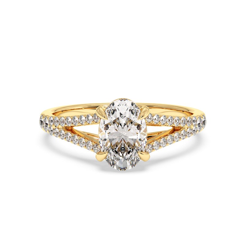 18K Yellow Gold Felicity Engagement Ring