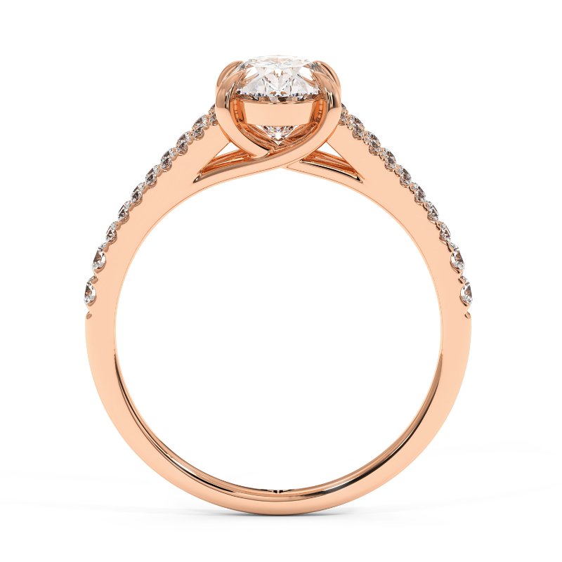 18K Rose Gold Felicity Engagement Ring