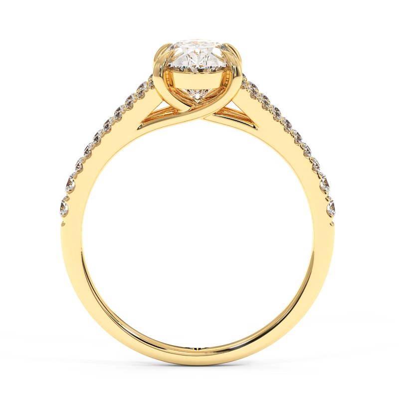 18K Yellow Gold Felicity Engagement Ring
