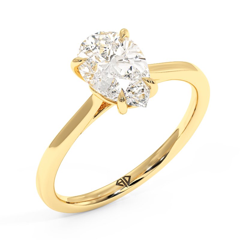 18K Yellow Gold Elodie Engagement Ring