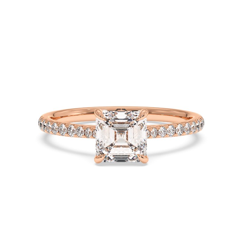 18K Rose Gold Avalyn Engagement Ring