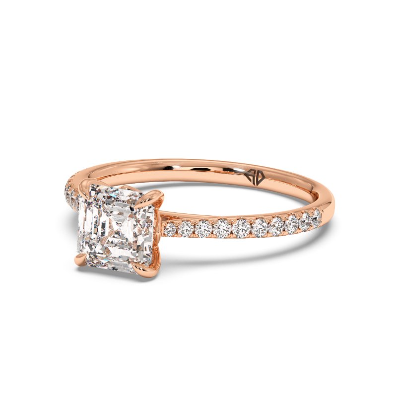 18K Rose Gold Avalyn Engagement Ring