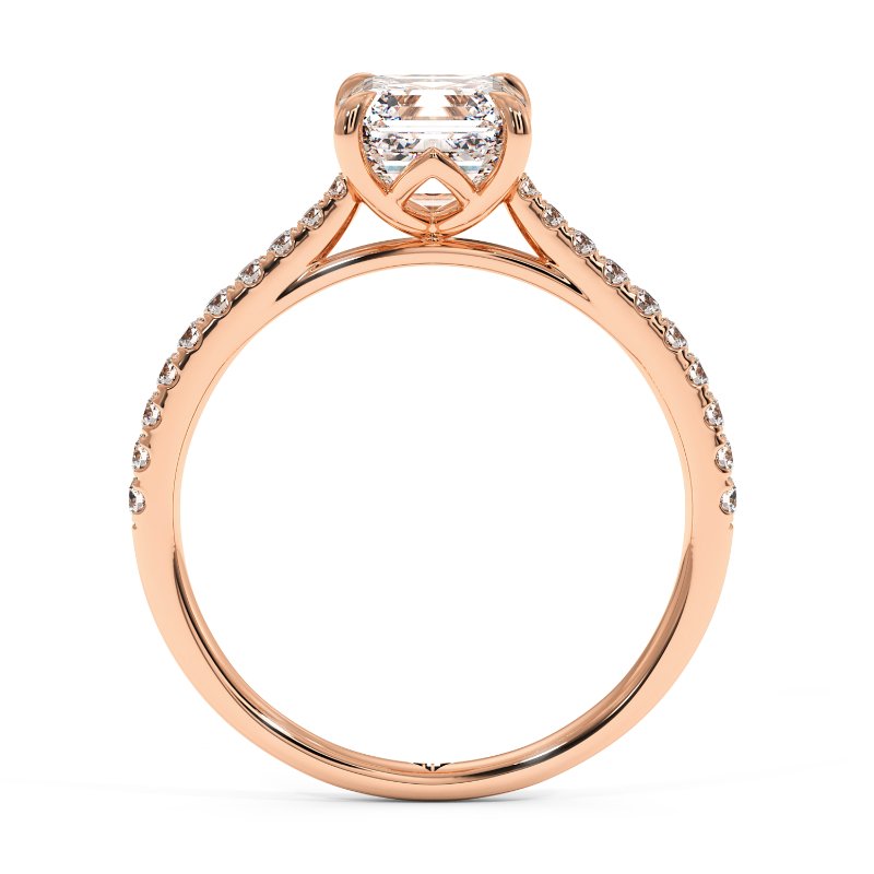 18K Rose Gold Avalyn Engagement Ring