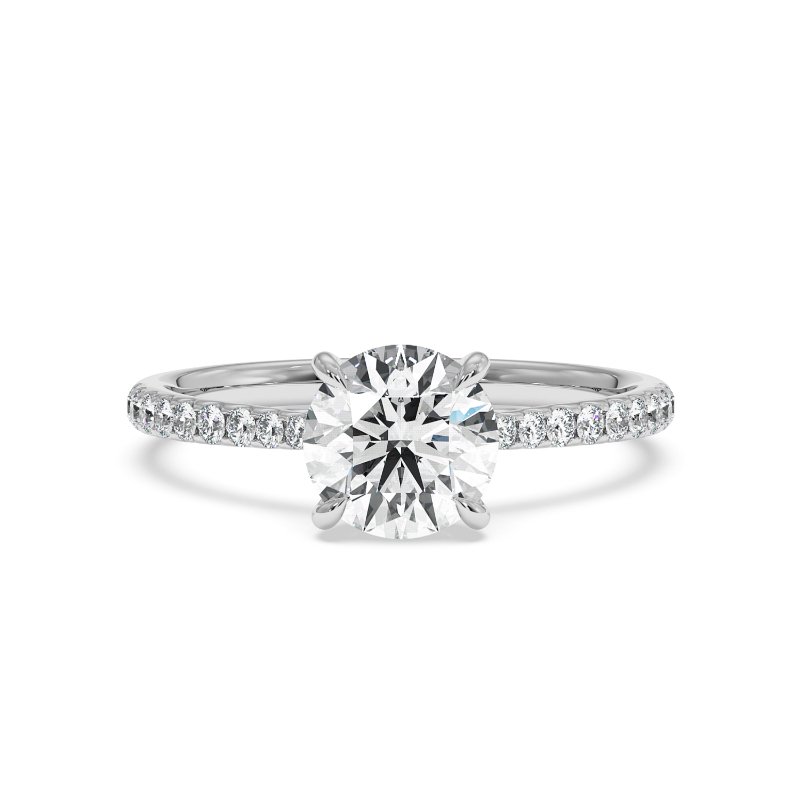 18K White Gold Avalyn Engagement Ring