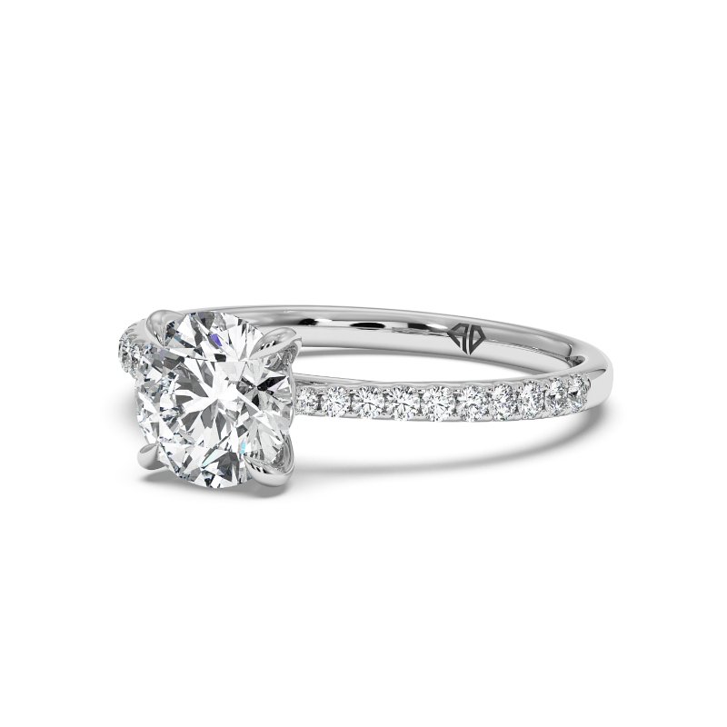 18K White Gold Avalyn Engagement Ring