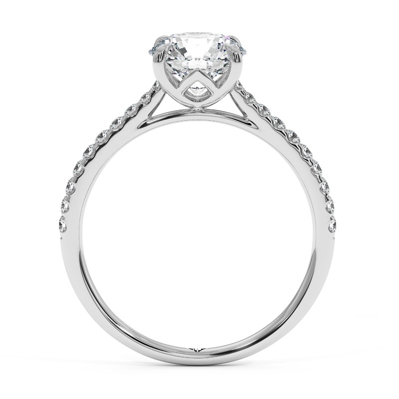 18K White Gold Avalyn Engagement Ring