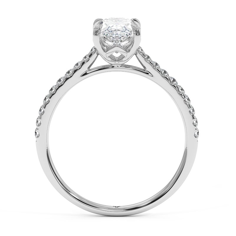 18K White Gold Avalyn Engagement Ring