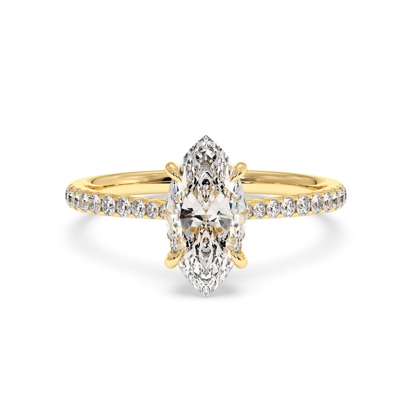 18K Yellow Gold Avalyn Engagement Ring