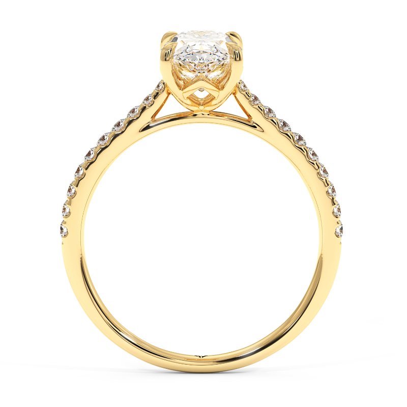 18K Yellow Gold Avalyn Engagement Ring