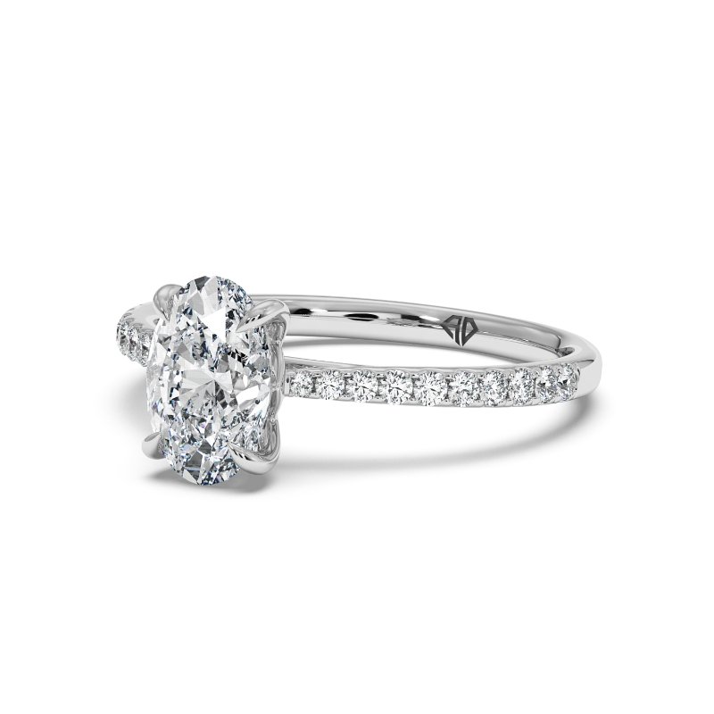 18K White Gold Avalyn Engagement Ring