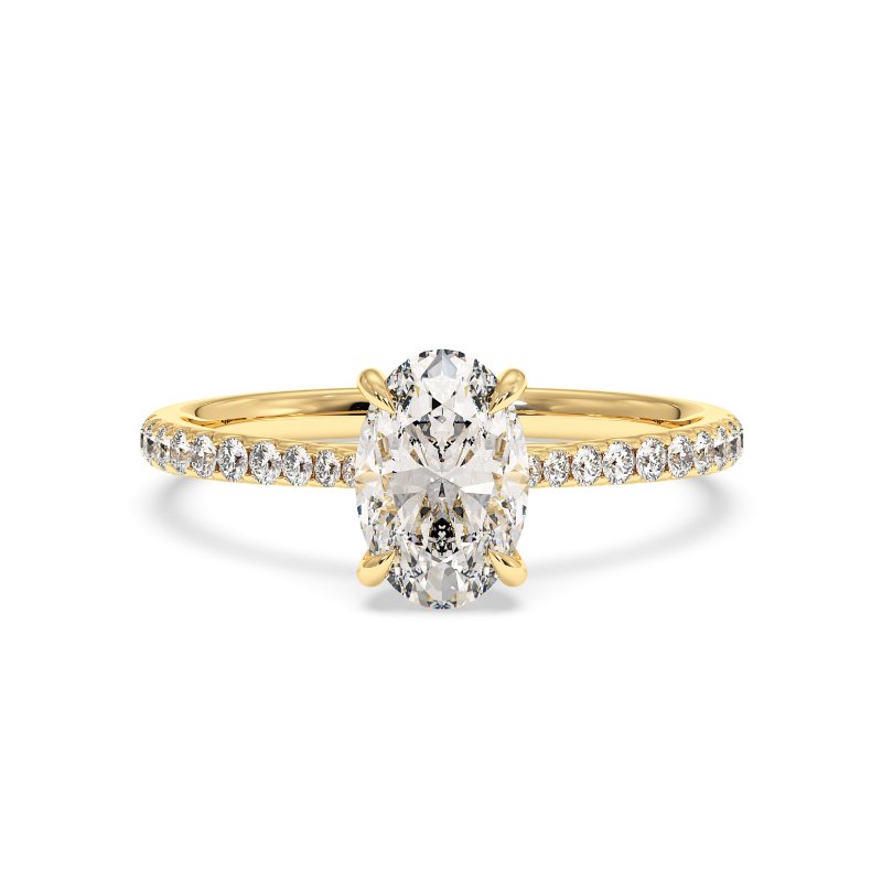 18K Yellow Gold Avalyn Engagement Ring