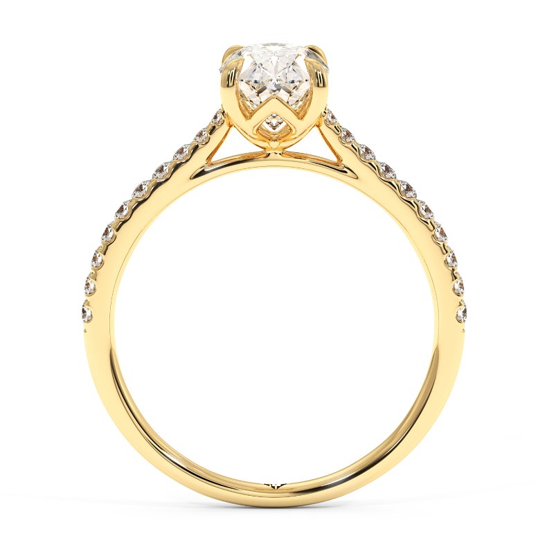 18K Yellow Gold Avalyn Engagement Ring