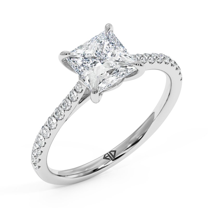 18K White Gold Avalyn Engagement Ring