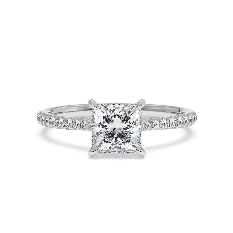 18K White Gold Avalyn Engagement Ring