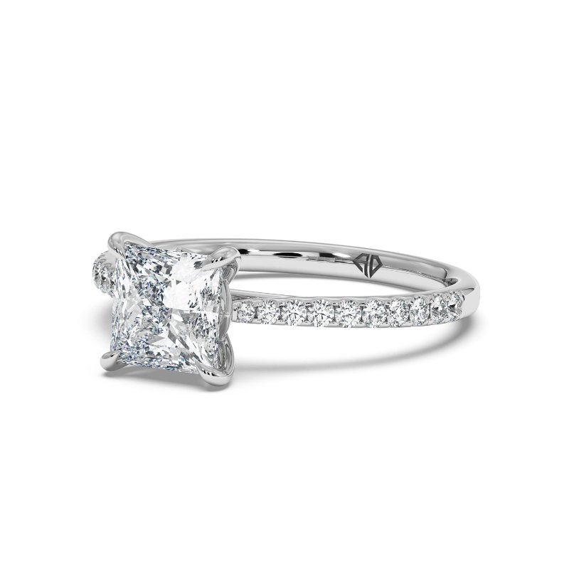 18K White Gold Avalyn Engagement Ring