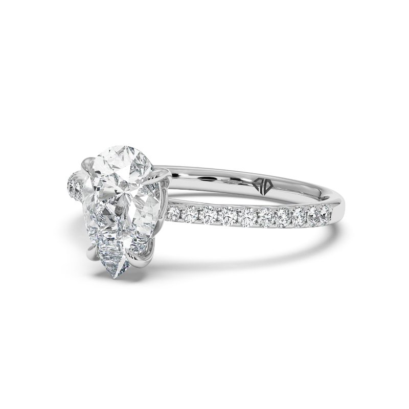 18K White Gold Avalyn Engagement Ring